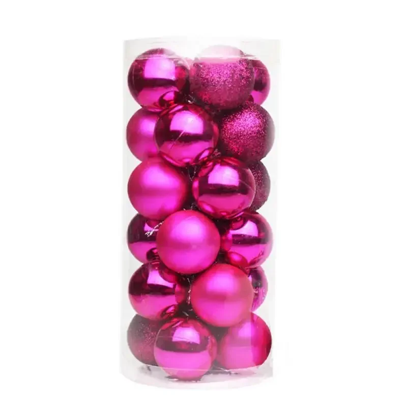 3cm 24pc Rose red