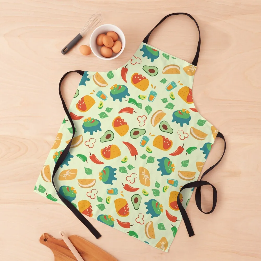

Tacos Apron work gowns for women cleaning japanese style Kitchen For Man Apron