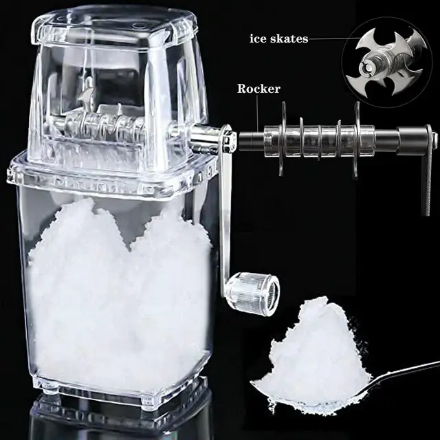 2025 New Manual Ice Crusher Portable Home Hand-cranked Ice Machine Kitchen Multi-functional Smoothie Machine Beverage Tool 4