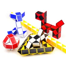 

24/36/48/60/72 Snake Twist Cube Stress Relief Educational Toy Children Gifts Magic Snake Ruler Puzzle Folding Educational Toys