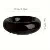 Cat Bowl Ceramic Cat Bowl Dish Pet Bowl Donut Shape Cat Food Bowl Anti-Fall Flip Bowl Non-slip Multiple Colors Shapes Snack Bowl 2