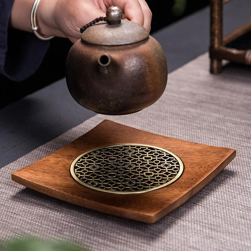 Tea Tray Teapot Teacup Solid Wood Tray Mat Office Coffee Cup Trays Home Tea Ceremony Accessories wooden serving tray,tea tray,tea cup mat