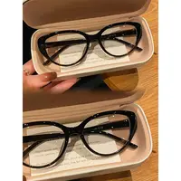 Lunettes d'ordinateur à monture œil de chat pour femmes, lunettes plates anti-lumière bleue, lunettes ultra-légères, mode vintage pour filles 3