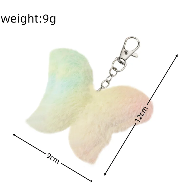 Plush Pompoms Keychain Rainbow Love Heart Butterfly Cat Star Fur Ball Bag Pendant Girl Backpack Charm Car Hanging Accessories 18 Sce1a5aa1f0834e55a764285ac98311caf Plush Pompoms Keychain Rainbow Love Heart Butterfly Cat Star Fur Ball Bag Pendant Girl Backpack Charm Car Hanging Accessories