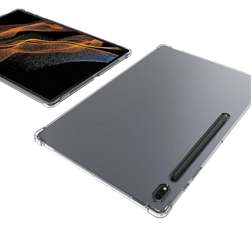 Tablet Case For Samsung Galaxy Tab S8 Plus Ultra 11 12.4 14.6 2022 X700 X706 X800 X806 X900 Soft Silicone Shell Shockproof Cover_voghion.com