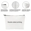 Sloth Butterfly Linen Fabric Cosmetic Bag Landscape Print Stylish Makeup Travel Organizer Gift Lightweight Coin Purse for Women 5