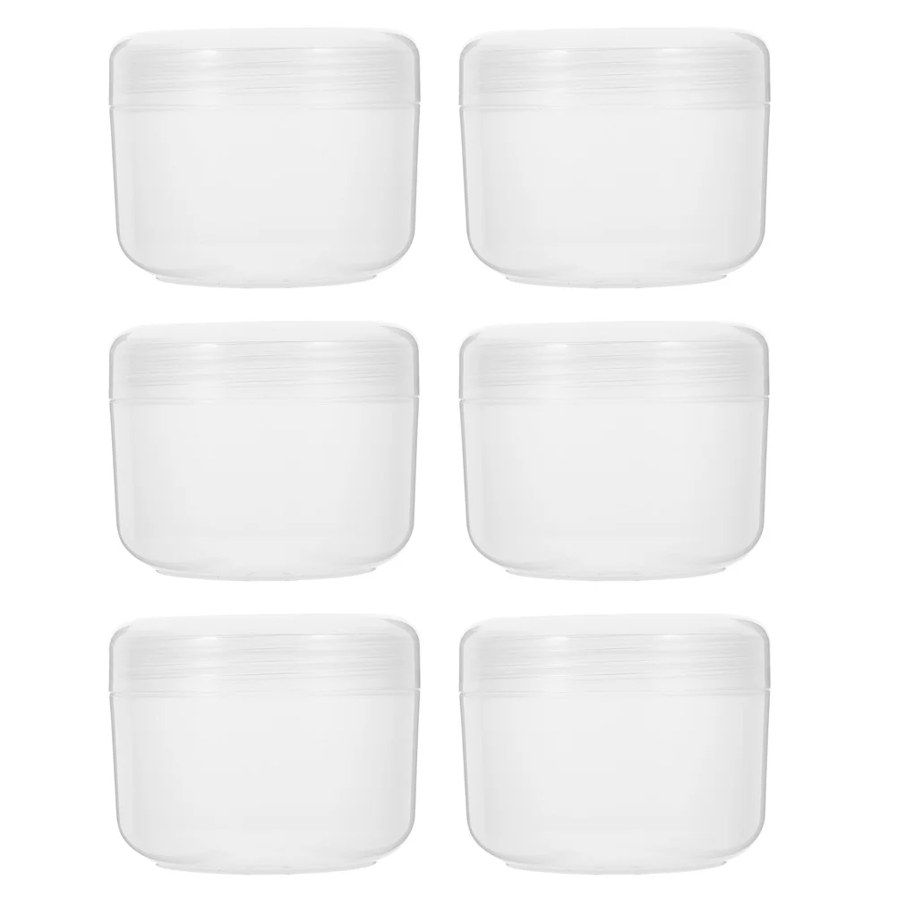 

6pcs Cream Jar 200g Cream Storage Container Jar Wide Mouth Cream Container With Lid