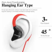 Sports Running Headphones In-Ear Waterproof IPX5 Earphones With 3.5mm Adapter Memory Wire Microphone Stereo Bass Gamer Headset - Image 2