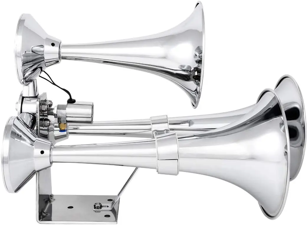 Train Horn with Triple Brass Trumpet for Superior Sound