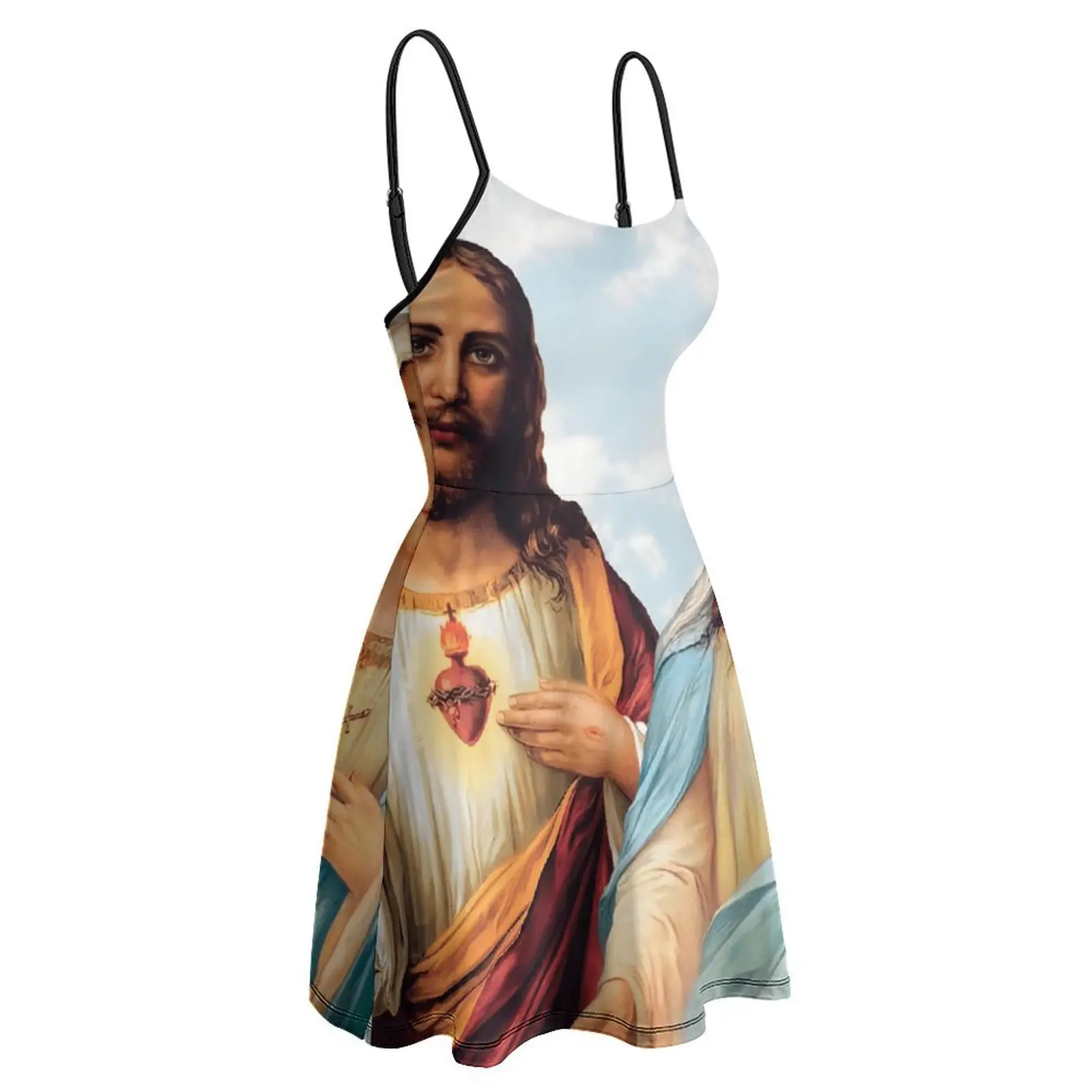 

Экзотические женские платья с изображением священных и непорочных сердец III