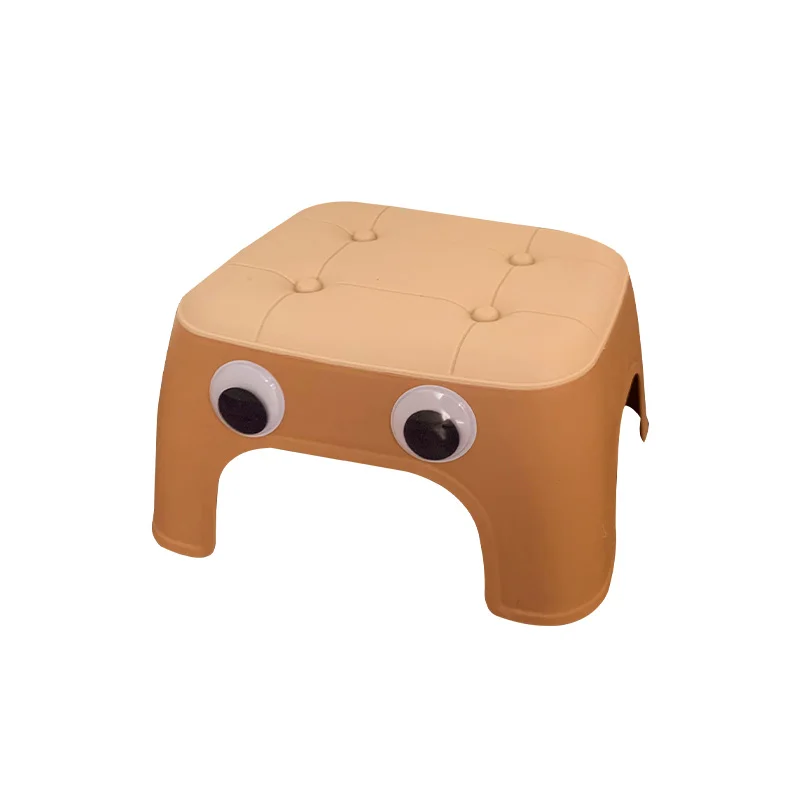 Plastic Stool Stackable Coffee Table Bench for Home Living Room Bathroom Shoe Changing folding stool,dining chair stool,solid wood shoe changing stool