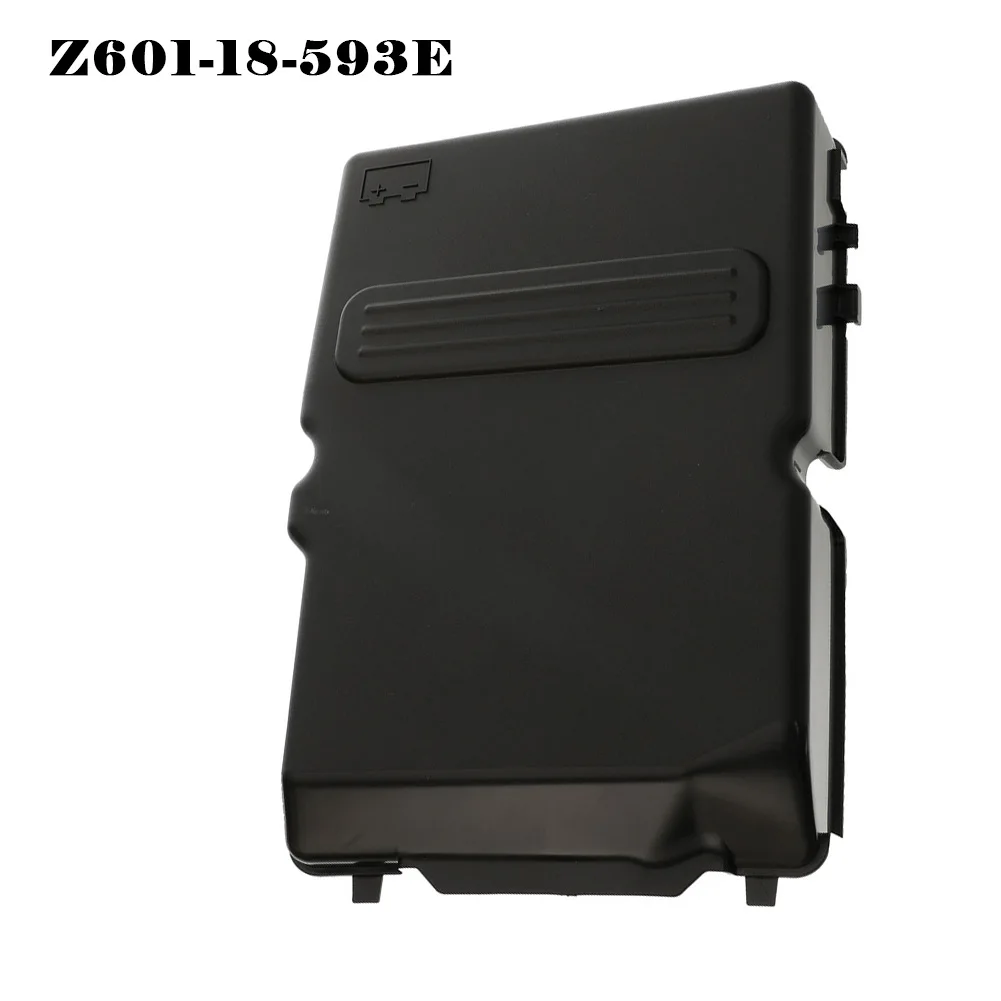 Durable Battery Box Cover Battery Box Tray Electric Components Engine Upper Plastic Plug-and-play Black For Mazda 3 2004-2012