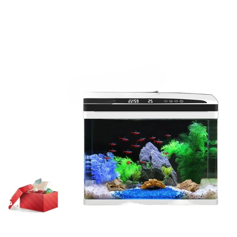 

Constant Temperature Smart Fish Tank Living Room Small New Landscaping Aquarium