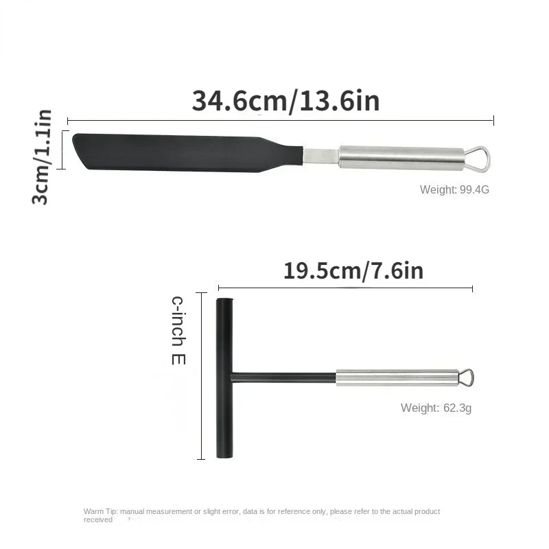 Pancake Tool Stainless Steel Crepe Spreader Pancake Batter Tool