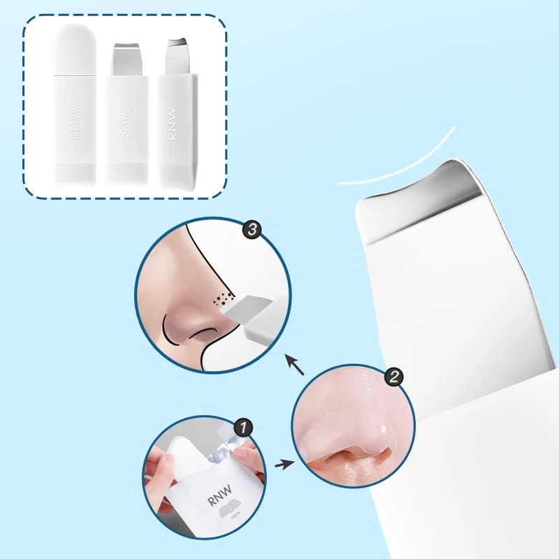 Double Headed Manual Pore Cleaning Shovel Remove Blackheads And Facial Mask Nose Face Exfoliator Deep Cleansing Tool 2