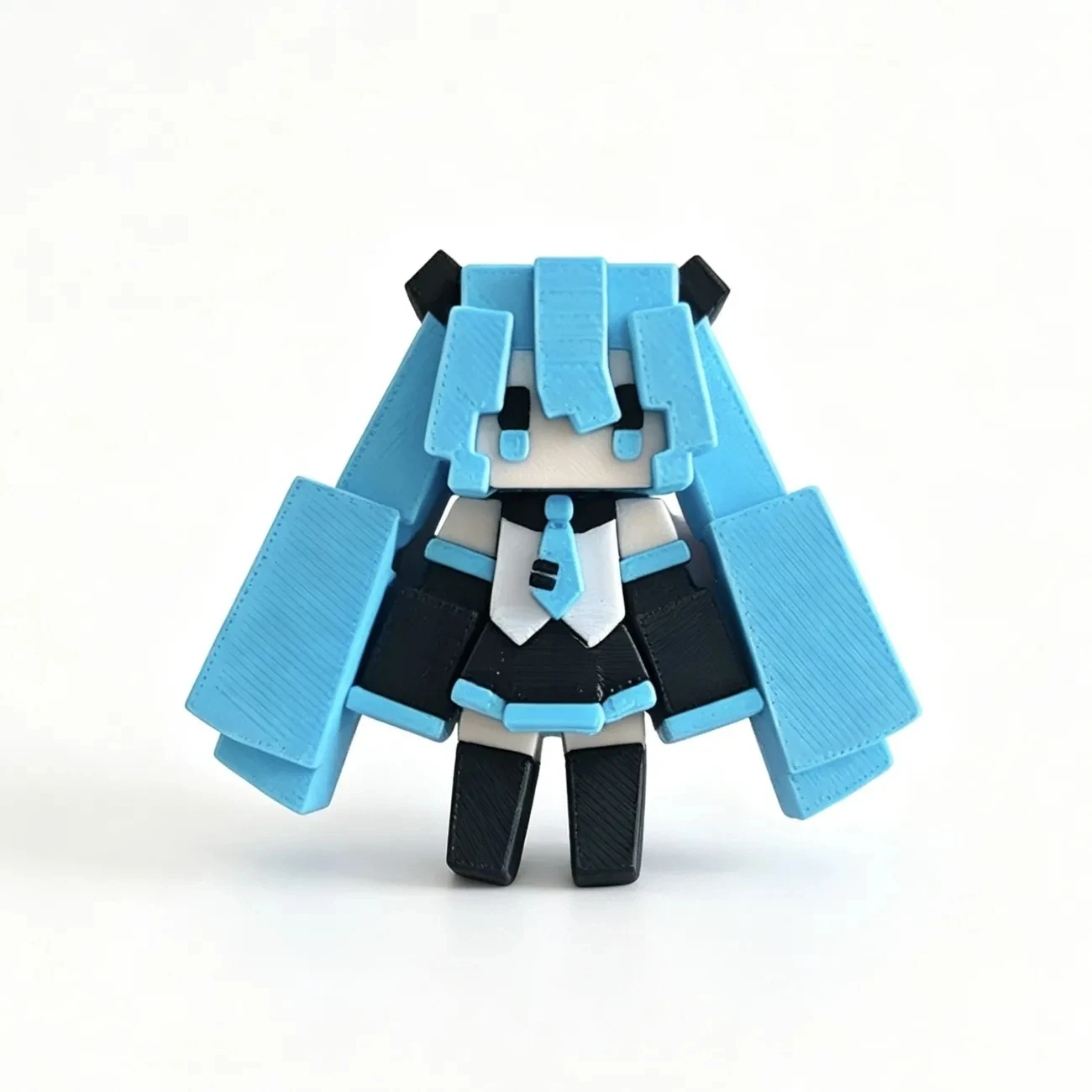 Vocaloid Character Pixel Block Figure Set - Desktop Collectible Ornament Anime Statue Gift