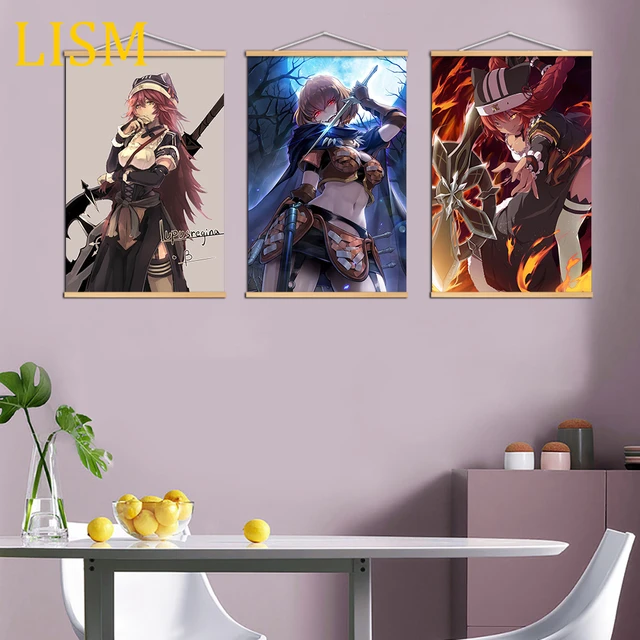 Overlord Anime Wall Art Home Decoration Scroll Poster