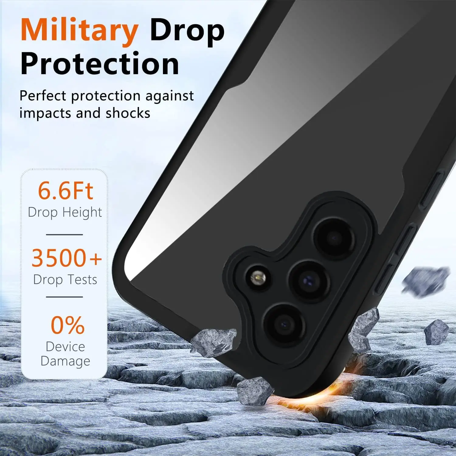 Kotelo Samsung Galaxy A54 A34 A24 A14 A04s A15 5G A05S 360 Degree Full Protect nestemäinen silikonikuori_voghion.com