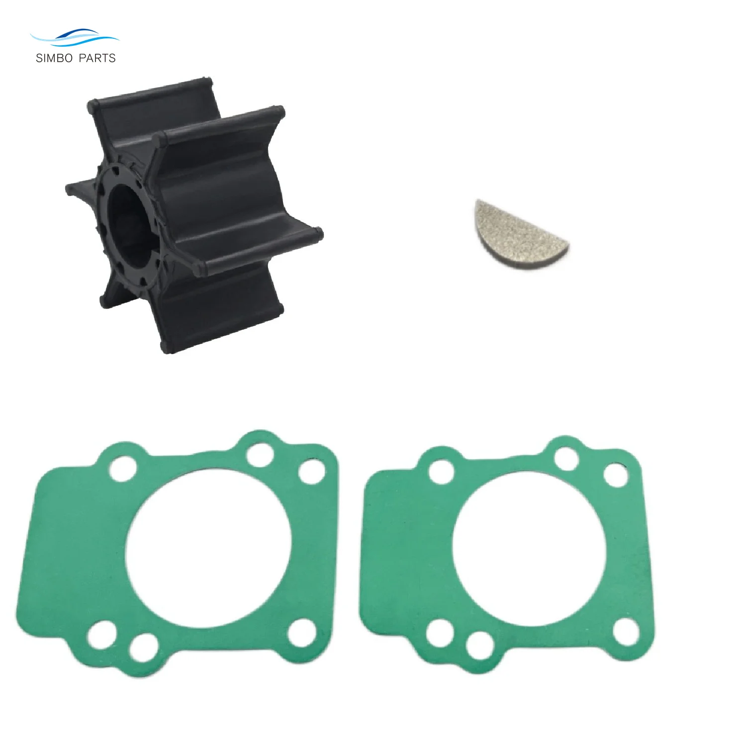 

682-W0078-00 Water Pump Impeller Kit For Yamaha Outboard 2-Stroke 9.9 15 hp 4-Stroke 9.9hp 682-W0078-A3 682-W0078-A1 18-3148