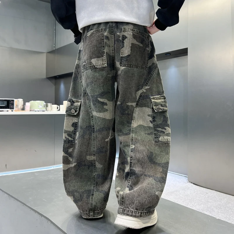 Boys Camo Pants 4