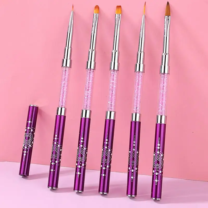 1PC Nail Art Brush Professional Thin Liner Manicure Decoration Brushes Set Nails French Paint Uv Gel Acrylic Decorating Tools