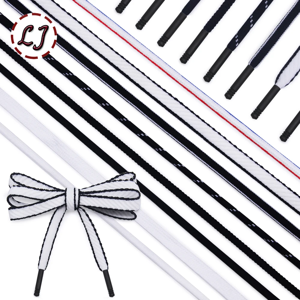 Sweatpants Drawstring Strap Metal Head Sports Pants Cotton Rope Belt Hoodies Accessories DIY Sewing Band Supplies 2pcs