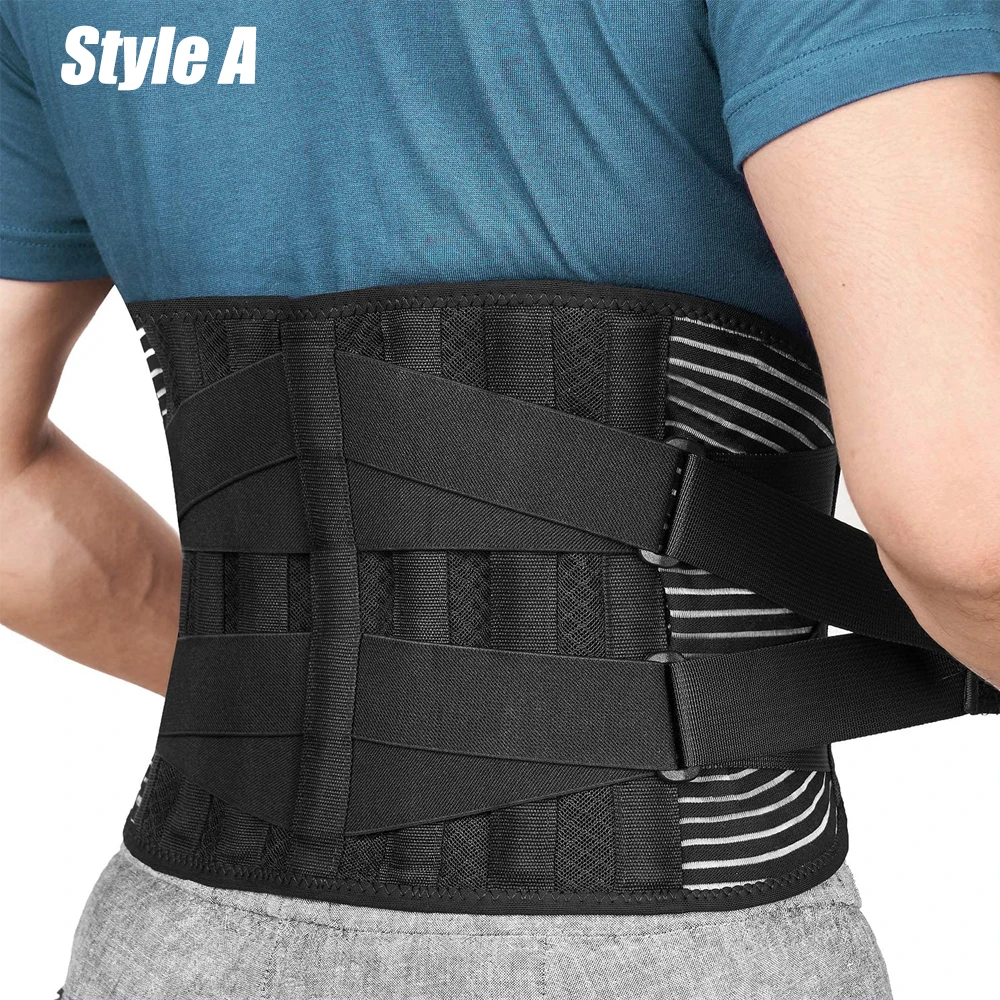 Back Brace for Men Women Lower Back Pain Relief with 6 Stays, Adjustable  Back Support Belt for Work, Anti-skid Lumbar Support - AliExpress
