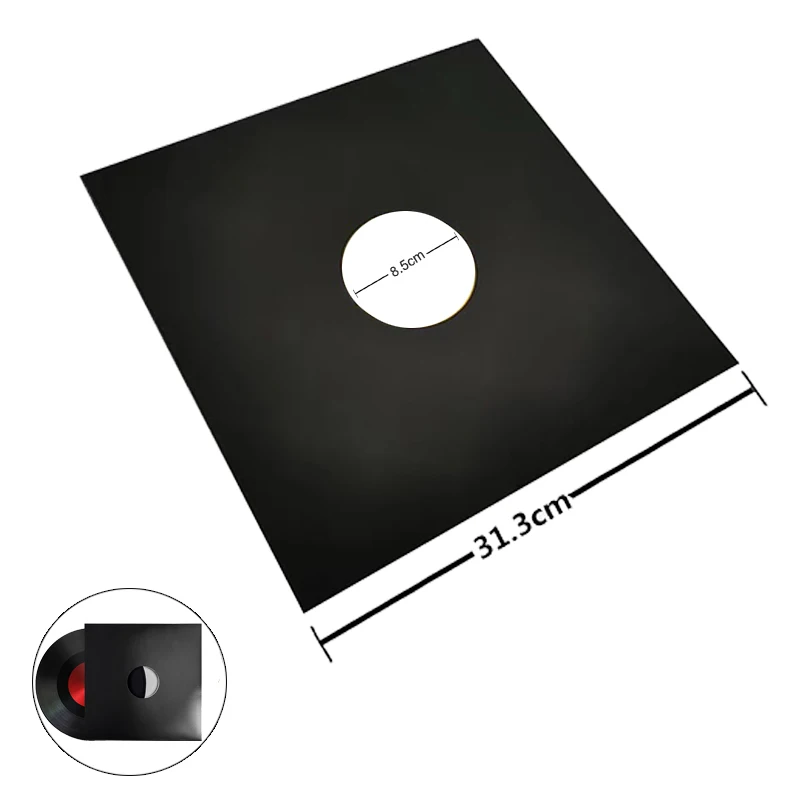 VKheroKV 10 Custodie Interne In Carta Kraft Per Dischi In Vinile E