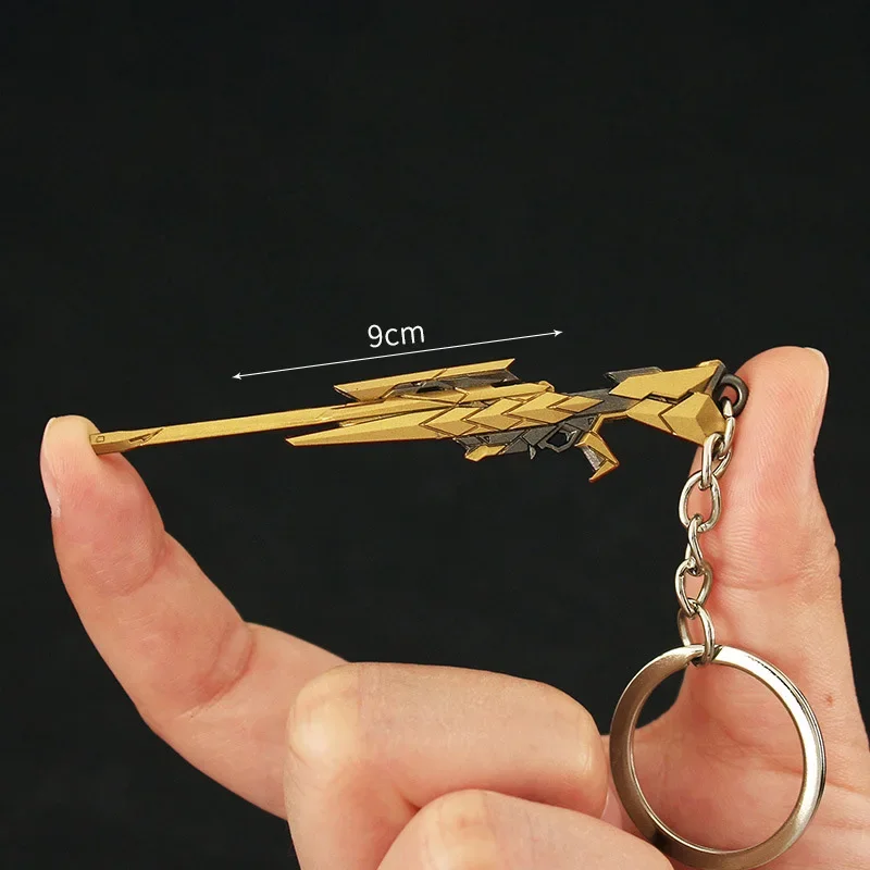 thumbnail image 1 of Llaveros de armas Valorant, cuchillo Karambit de operador Araxys Vandal, colección de modelos de metal de juegos de anime, figuras de anime, juguetes de regalo para niños, 1 of 5