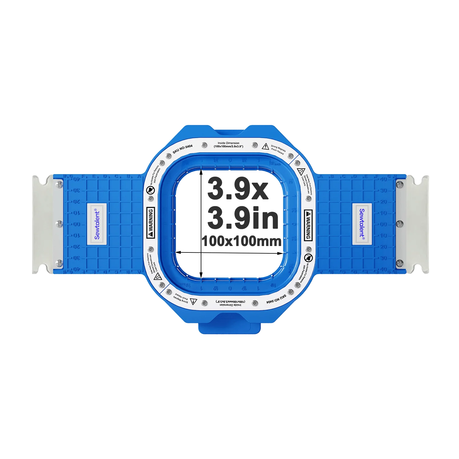 Juki Tajima SAI S0801C 8 Needle embroidery machine with Sewtalent Magnetic Mighty Hoop HoopMaster Embroidery Hoops MaggieFrame