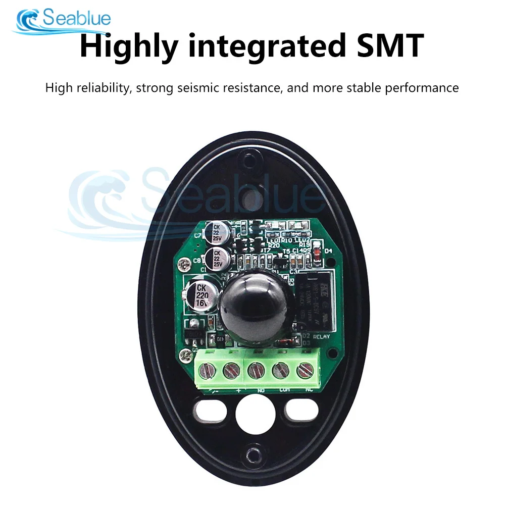 1Pcs DC 12-24V Automatic Induction Anti-theft Alarm Safety Infrared Photocells Detector For Automated Gate/Garage Gate Accessory automatic induction detector