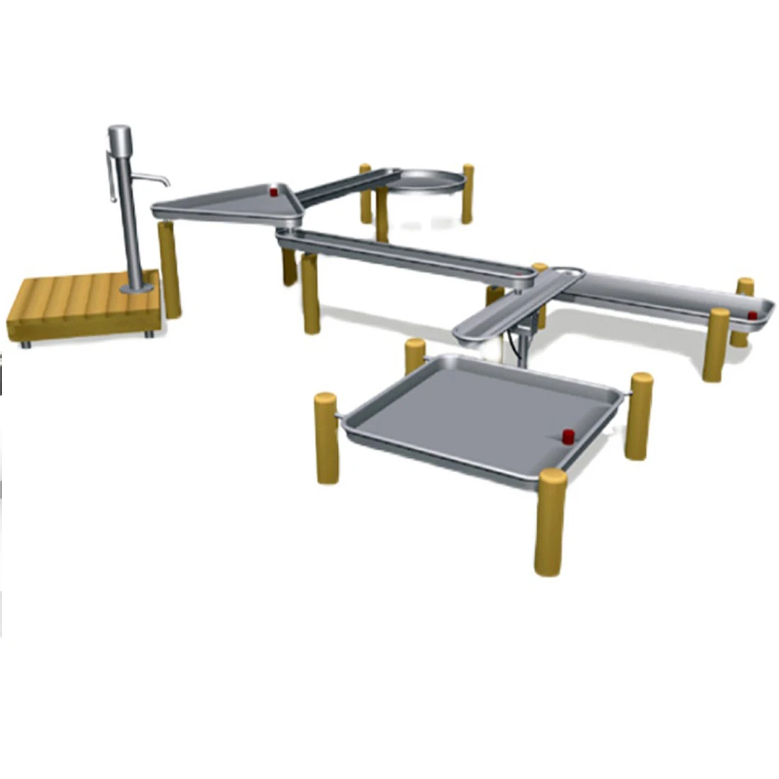 

Outdoor Park Scenic Stainless Steel Equipment Water Valve Archimedes Non-standard Customization