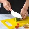 17pcs Montessori Kitchen Tools for Kids Cooking Set Real Cooking Plastic Toddler Safe Knives Crinkle Cutter Kids Cutting Board 4