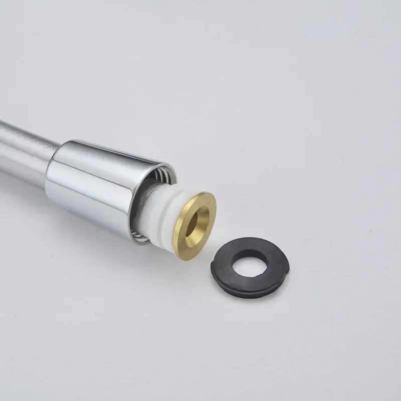 Shower Hose PVC High Pressure Silver Black Smooth For Bath Handheld Head Flexible