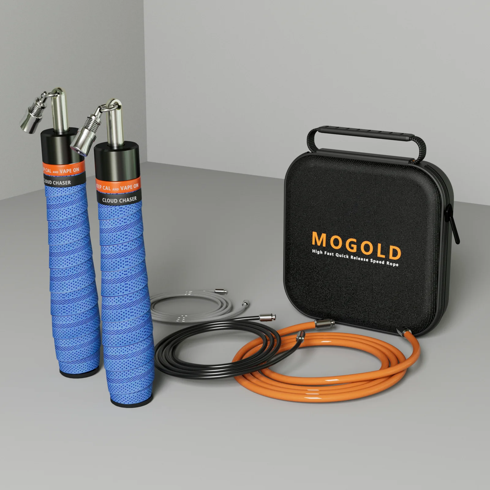 Jump Rope MOGOLD Weight Three Rope Jump Rope Set Fitness Gym Professional Adult Sports Equipment Wire Crossfit Jumping Lose Weight
