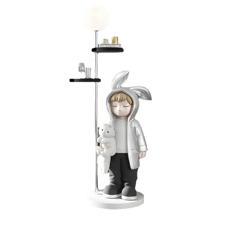 

YY Doll Living Room Floor Stand Decoration Sofa TV Cabinet Side Tray