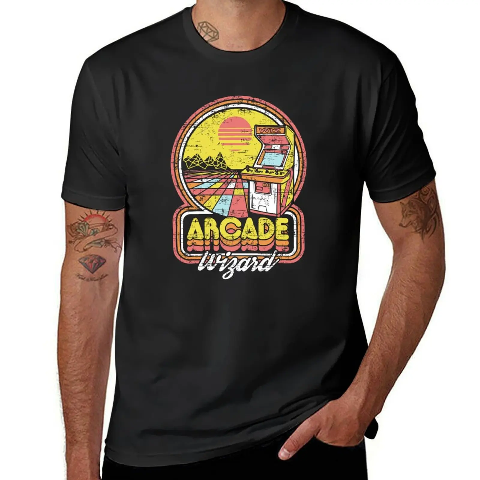 

Arcade Wizard T-Shirt cute clothes quick-drying mens graphic t-shirts hip hop