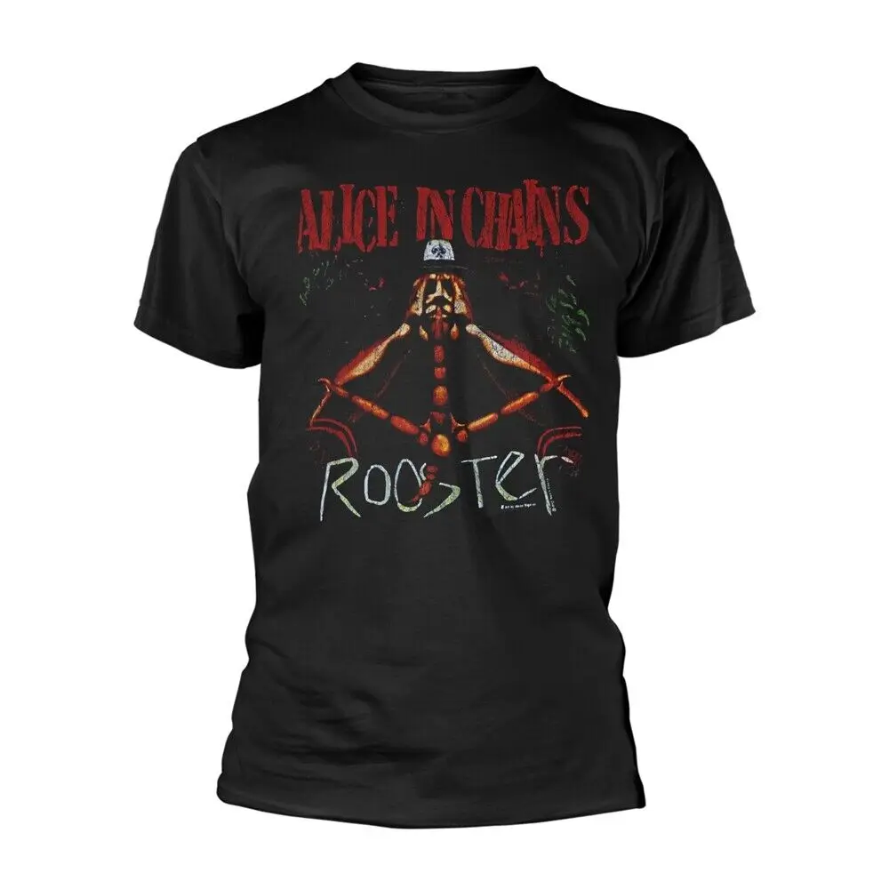 Alice In Chains-T-Shirt Nera Gallo Piccola