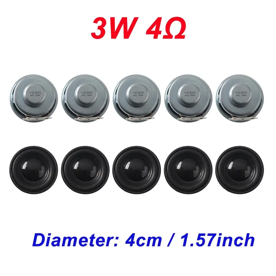 1-10pcs 40mm Speaker 4R 3W Mini Amplifier/Bluetooth Speaker -Watt 4 Ohm 40mm Small Speakers for DIY Electronics image 7