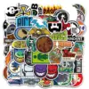 10/30/50pcs cool skateboard fashion Stickers For Suitcase Skateboard Laptop Luggage Fridge Phone Car Styling DIY Decal 1