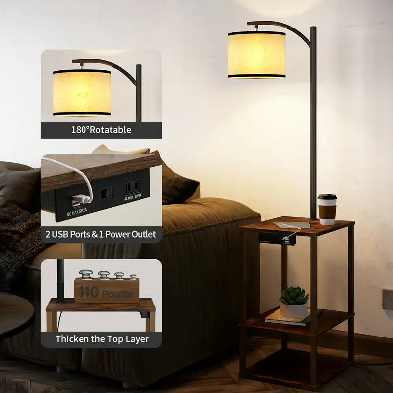 Tables with lamps attached deals