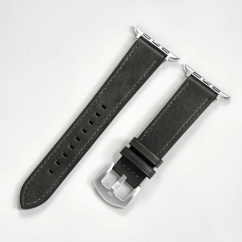 Premium Leather Strap for Apple Watch - Men's High-Quality Band