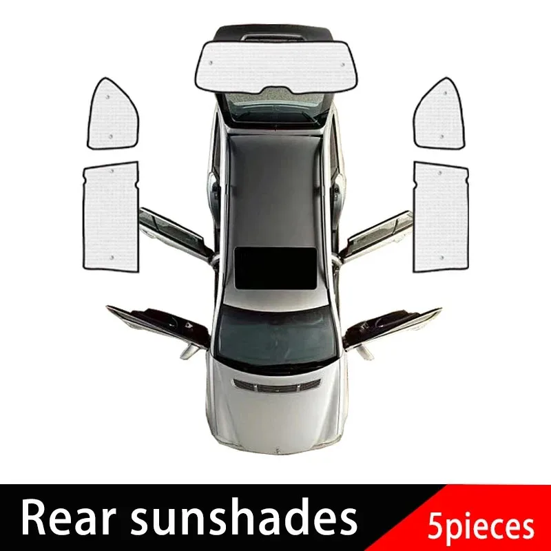 Rear sunshades