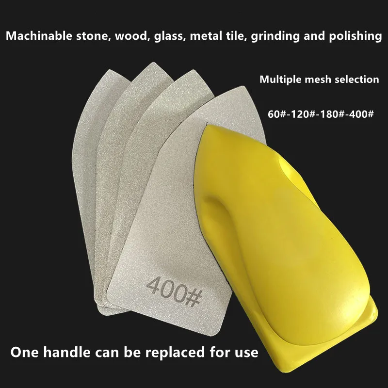 Diamant-Handpolierpads für Fliesen, Glas, Schleifblock, Stein, Marmor, Keramik, Schleifscheibe, Polierwerkzeuge