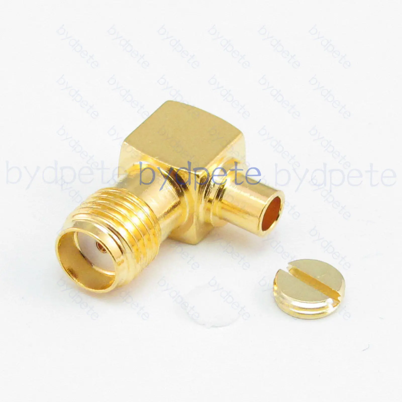 

SMA Female jack Right Angle Connector Solder for RG405 Semi Rigid Flexible Cable