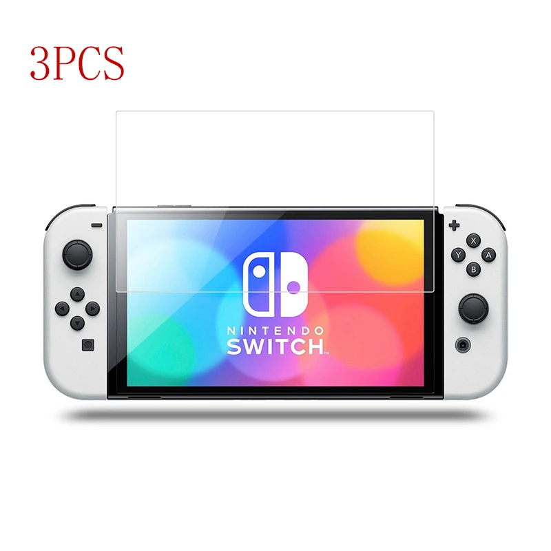 thumbnail image 1 of 1-5 piezas de vidrio templado para Nintendo Switch Oled Lite película protectora de pantalla para Nintendo Switch NS accesorios de vidrio protector, 1 of 5