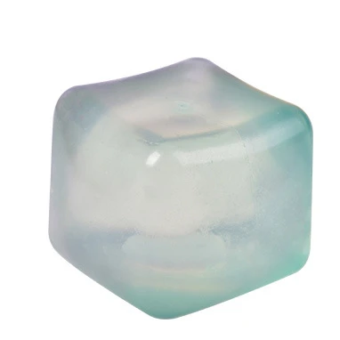 Cube Sensory Squeeze Toy with Super Solid Squish 5.5cm Cube BPA-free Funny Relax Stress Reliever Toys Cute Mini Ice Toys