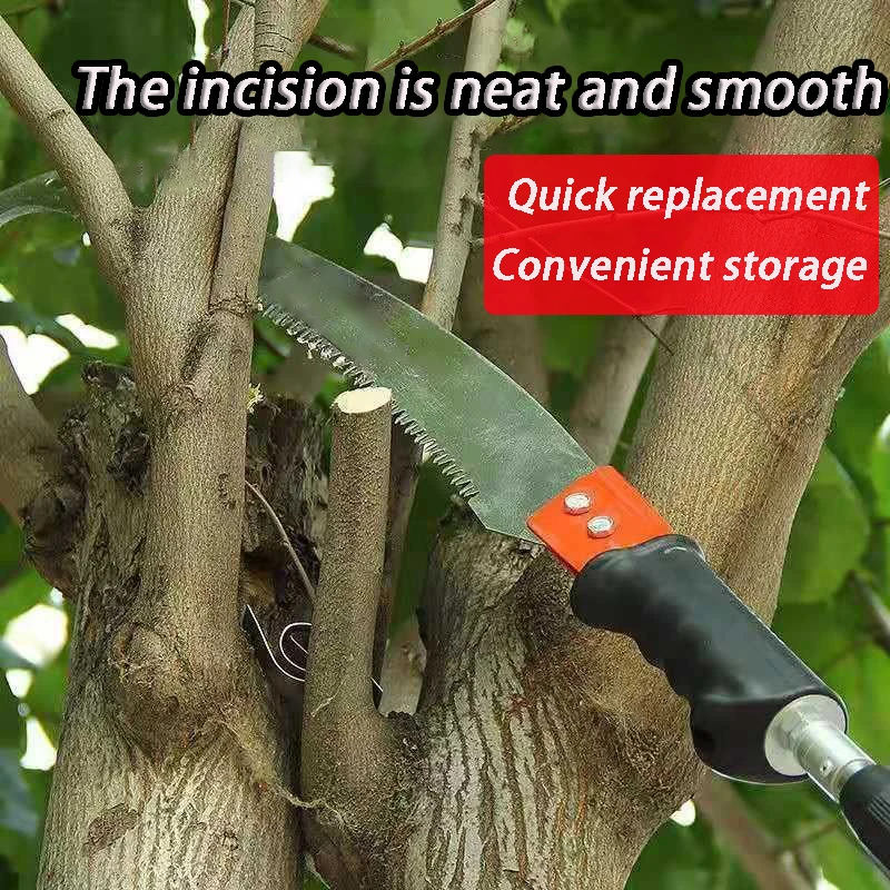 Description Picture 3 of itemPortable Branch Pruning Saw Thickened Telescopic Pole Garden Fruit Trees Pruning Saws Multifunctional High-altitude Branch Saws