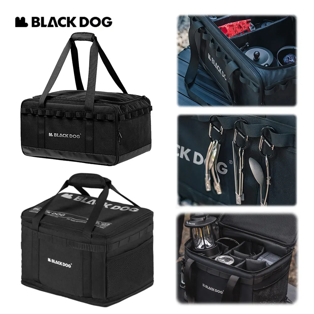 Blackdog Camping Storage Bag 30L/15L Sorting Sundries Portable Large Capacity Outdoor Storage Bag Toolkit 600D/300D Oxford Cloth