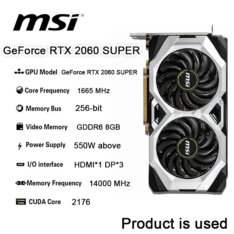 Msi Geforce Rtx 2060 Super Gaming | Msi Rtx Gaming X - Card 2060 Super™ 8g - Aliexpress